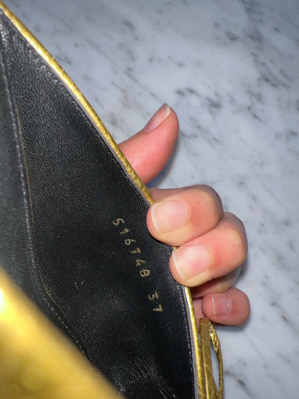 Balenciaga Gold Knife Mules, 37 - Picture 11 of 13